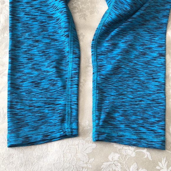 BEVERLY HILLS POLO CLUB SMALL TURQUOISE MIX CROPPED CAPRIS YOGA ATHLETIC - #408 - Picture 6 of 9